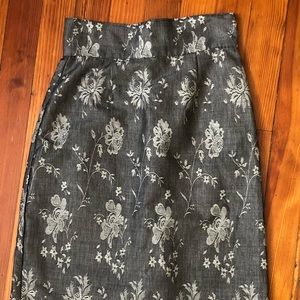 Vintage skirt with embellishments
